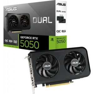ASUS GeForce RTX 5050 DUAL OC 8GB GDDR6 128-bit PCIe 5.0 Graphics Card