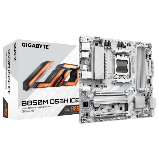 Gigabyte B850M DS3H ICE AM5 Micro‑ATX DDR5 Motherboard