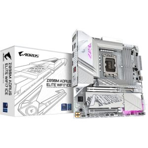 Gigabyte Z890M AORUS ELITE WIFI7 ICE Intel LGA 1851 Micro-ATX Motherboard