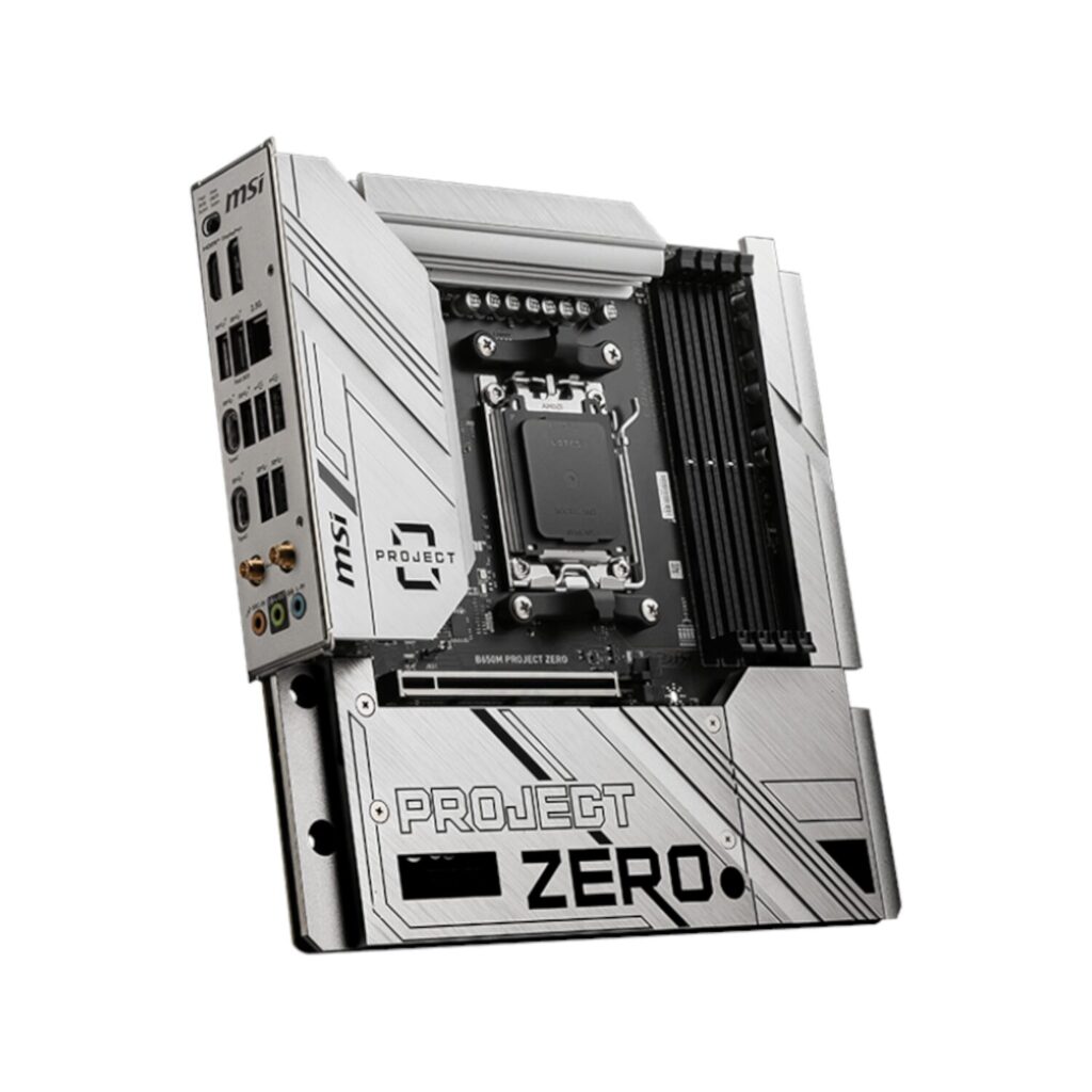 MSI B650M PROJECT ZERO AM5 Micro-ATX MotherBoard 4 MSI B650M PROJECT ZERO AM5 Micro-ATX MotherBoard