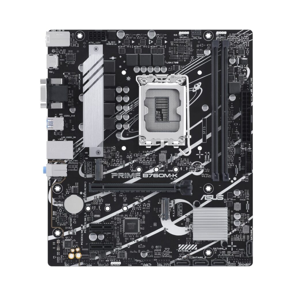 ASUS PRIME B760M-K DDR5 Intel LGA 1700 Micro-ATX Motherboard 2 ASUS PRIME B760M-K DDR5 Intel LGA 1700 Micro-ATX Motherboard