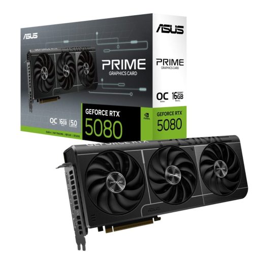 ASUS GeForce RTX 5080 PRIME OC 16GB GDDR7 256-bit PCIe 5.0 Graphics Card