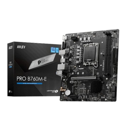 MSI PRO B760M-E DDR5 Intel B760 LGA 1700 Micro-ATX Motherboard