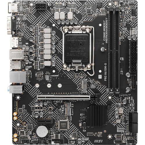 MSI PRO H610M-E DDR5 Intel LGA 1700 Micro-ATX Motherboard 2 MSI PRO H610M-E DDR5 Intel LGA 1700 Micro-ATX Motherboard