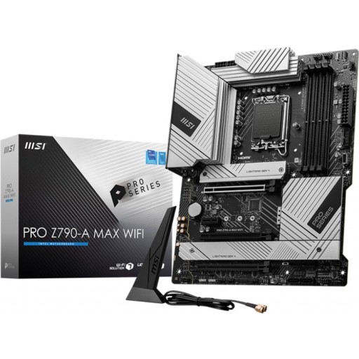 MSI PRO Z790-A MAX WIFI Intel LGA 1700 ATX DDR5 Motherboard 1 MSI PRO Z790-A MAX WIFI Intel LGA 1700 ATX DDR5 Motherboard