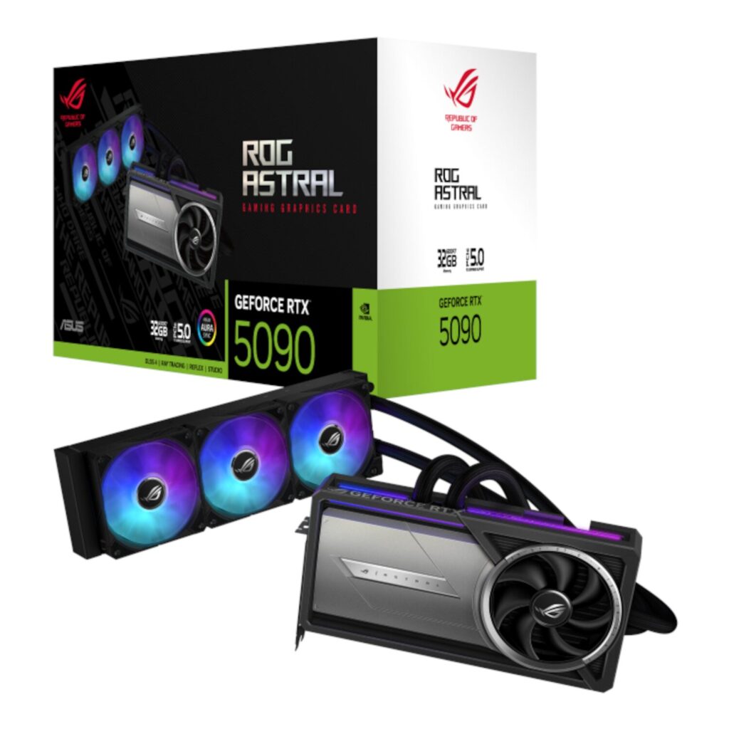 ASUS GeForce RTX 5090 ROG Astral LC OC Edition 32GB GDDR7 512-Bit PCIe 5.0 Graphics Card 1 ASUS GeForce RTX 5090 ROG Astral LC OC Edition 32GB GDDR7 512-Bit PCIe 5.0 Graphics Card