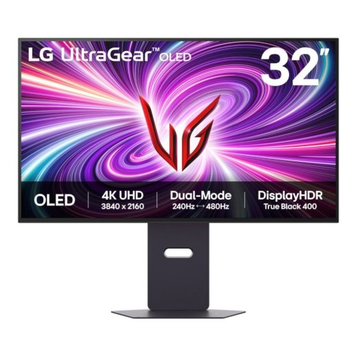 LG UltraGear 32GS95UV-B 31.5″ 4K UHD 240Hz OLED 0.03ms Dual-Mode FreeSync Premium Pro Gaming Monitor