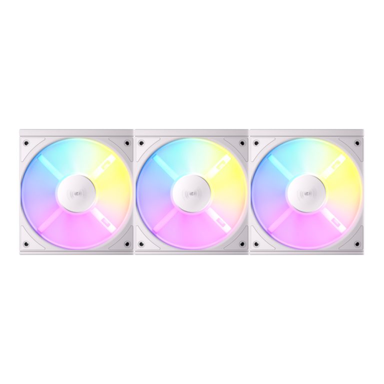 Antec Connect 120 ARGB PWM White Case Fans 3 Pack 3 Antec Connect 120 ARGB PWM White Case Fans 3 Pack