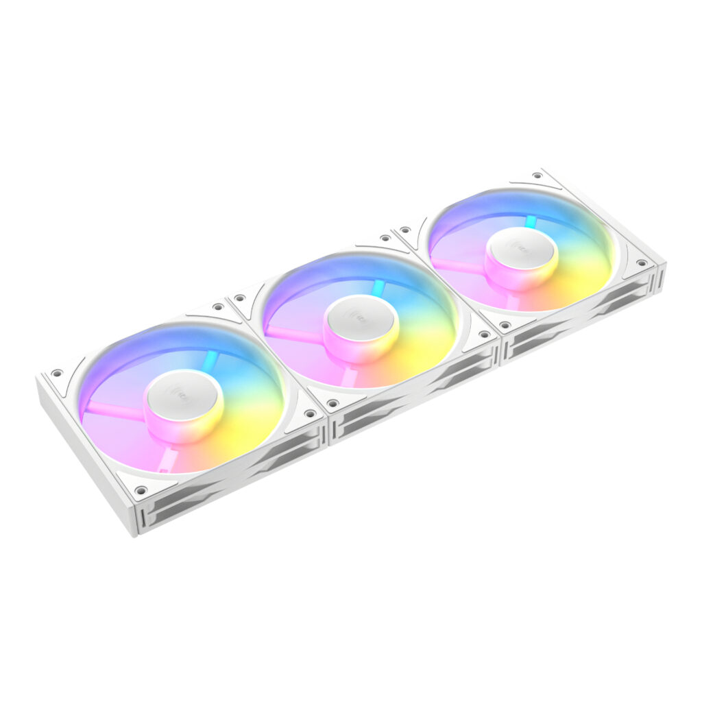 Antec Connect 120 Reverse ARGB PWM White Case Fans 3 Pack 3 Antec Connect 120 Reverse ARGB PWM White Case Fans 3 Pack