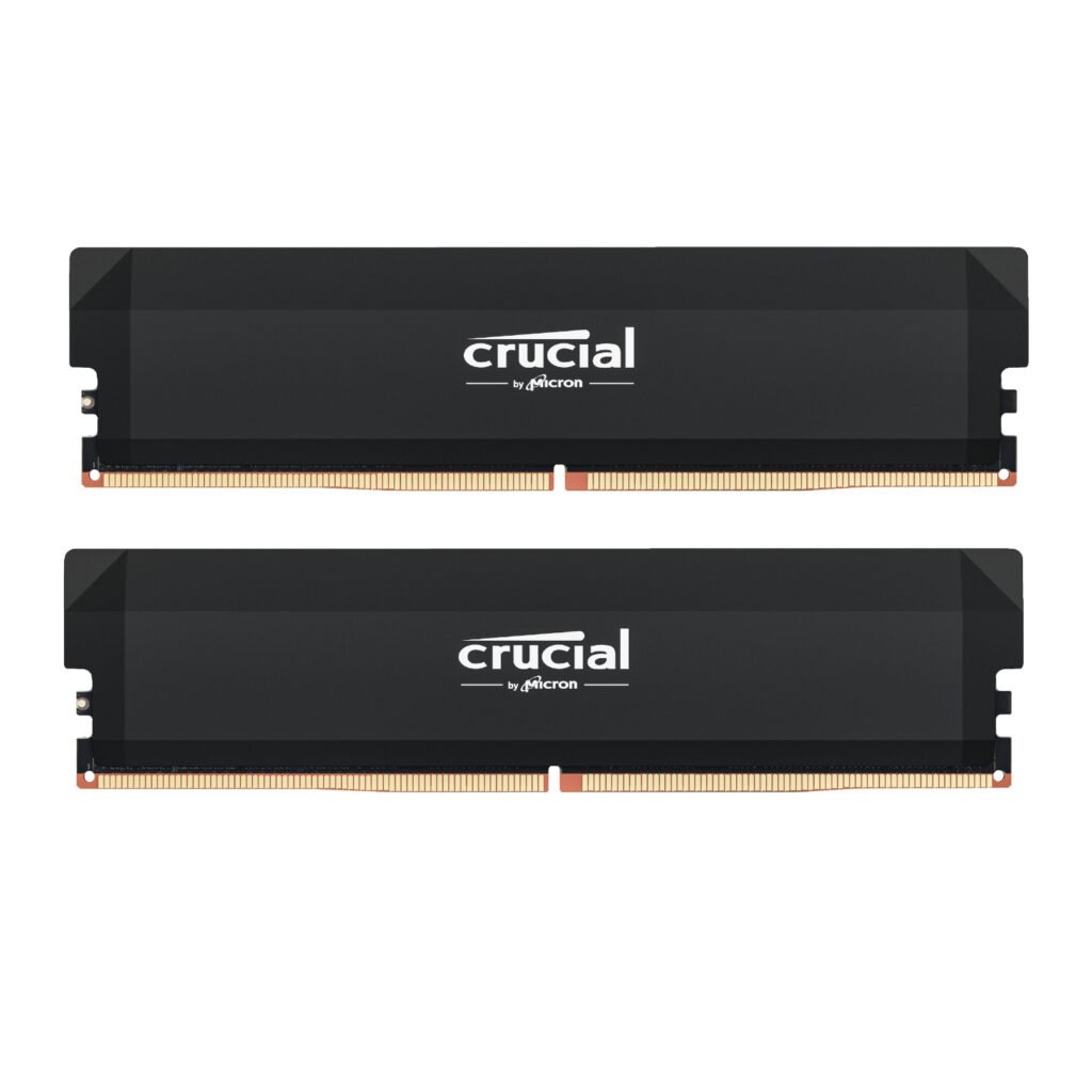 Crucial Pro 32GB (2×16GB) DDR5-6400 CL38 EXPO/XMP Black Memory 1 Crucial Pro 32GB (2×16GB) DDR5-6400 CL38 EXPO/XMP Black Memory