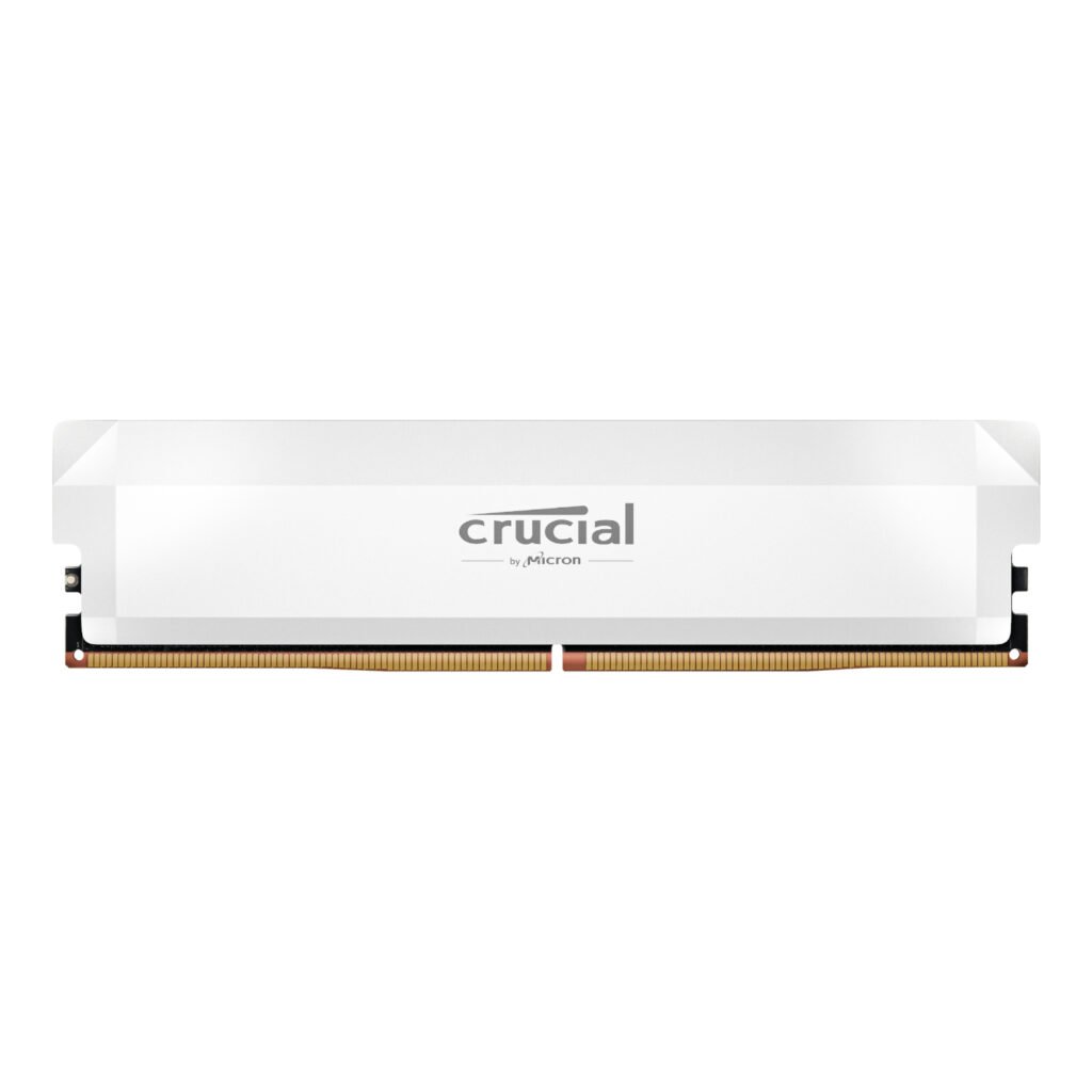 Crucial Pro 32GB DDR5-6400 CL40 EXPO/XMP White Memory 1 Crucial Pro 32GB DDR5-6400 CL40 EXPO/XMP White Memory