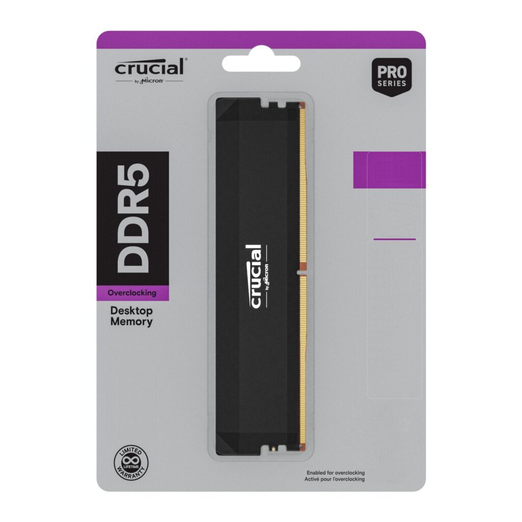 Crucial Pro 64GB DDR5-5600 CL46 1.1V Black Memory 2 Crucial Pro 64GB DDR5-5600 CL46 1.1V Black Memory
