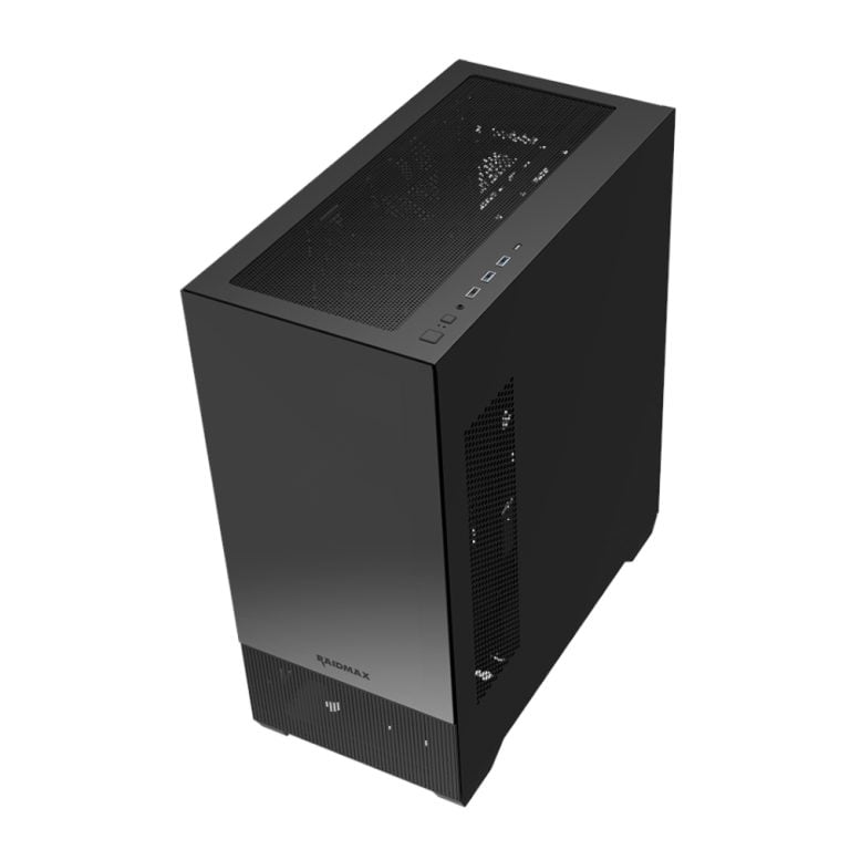 Raidmax I801 AIR CHROME ARGB E-ATX Mid-Tower Black Gaming Chassis 4 Raidmax I801 AIR CHROME ARGB E-ATX Mid-Tower Black Gaming Chassis