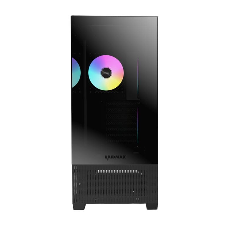 Raidmax I801 AIR CHROME ARGB E-ATX Mid-Tower Black Gaming Chassis 3 Raidmax I801 AIR CHROME ARGB E-ATX Mid-Tower Black Gaming Chassis