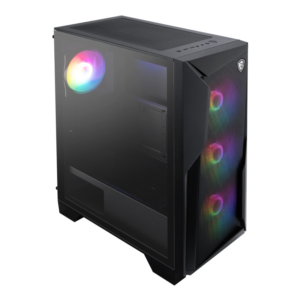 MSI MAG FORGE 130A Airflow ATX Black Gaming Chassis 2 MSI MAG FORGE 130A Airflow ATX Black Gaming Chassis