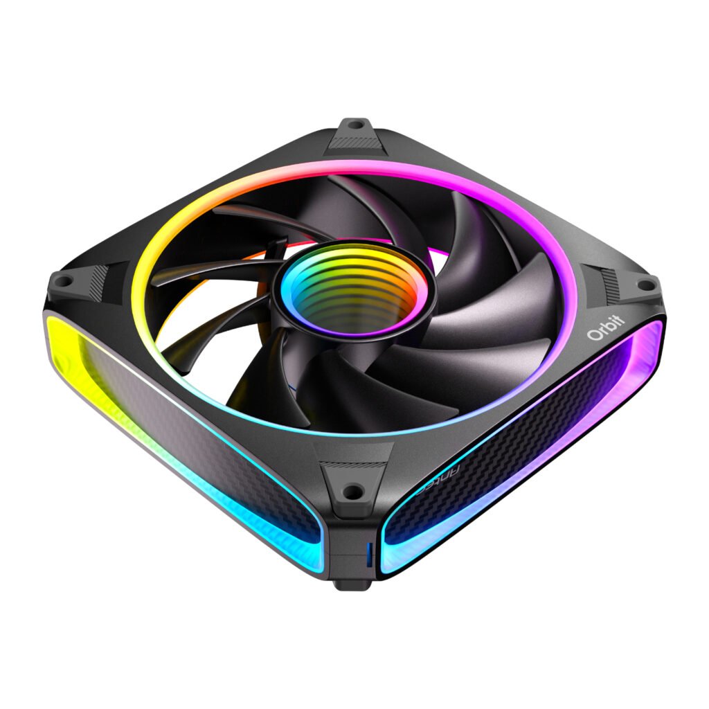 Antec ORBIT PWM 120mm ARGB Black Fan 3 Pack 3 Antec ORBIT PWM 120mm ARGB Black Fan 3 Pack