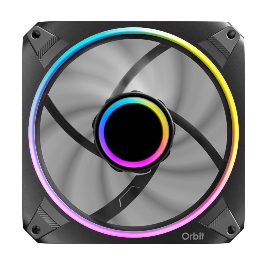 Antec ORBIT PWM 120mm ARGB Black Fan 3 Pack 4 Antec ORBIT PWM 120mm ARGB Black Fan 3 Pack