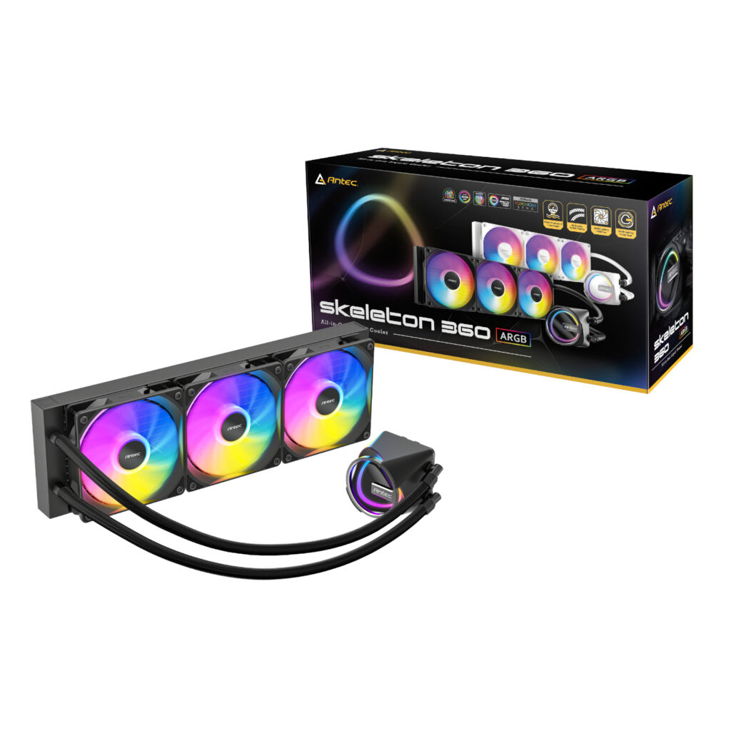 Antec Skeleton 360 ARGB CPU Black Liquid Cooler 6 Antec Skeleton 360 ARGB CPU Black Liquid Cooler