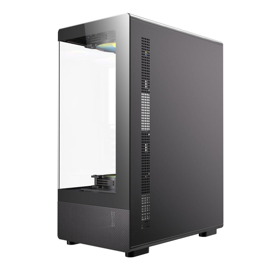 Antec VCX200 RGB Elite ATX Mid-Tower Black Gaming Chassis 4 Antec VCX200 RGB Elite ATX Mid-Tower Black Gaming Chassis