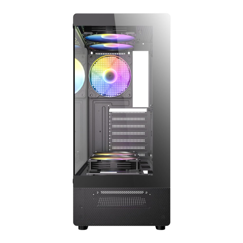 Antec VCX200 RGB Elite ATX Mid-Tower Black Gaming Chassis 3 Antec VCX200 RGB Elite ATX Mid-Tower Black Gaming Chassis
