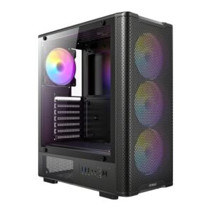 Antec VX310 ARGB ATX Black Gaming Chassis