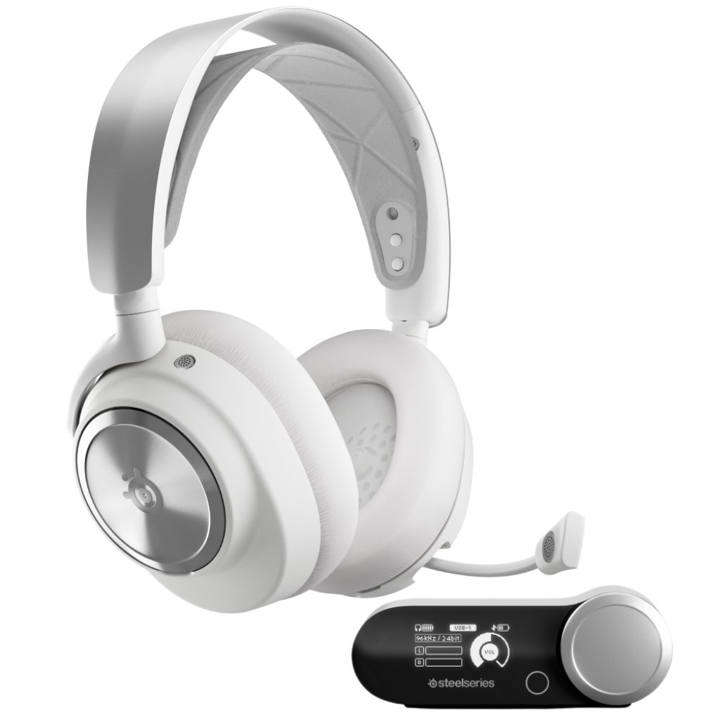 SteelSeries Arctis Nova Pro Wireless Multi-Platform White Gaming Headset 1 SteelSeries Arctis Nova Pro Wireless Multi-Platform White Gaming Headset