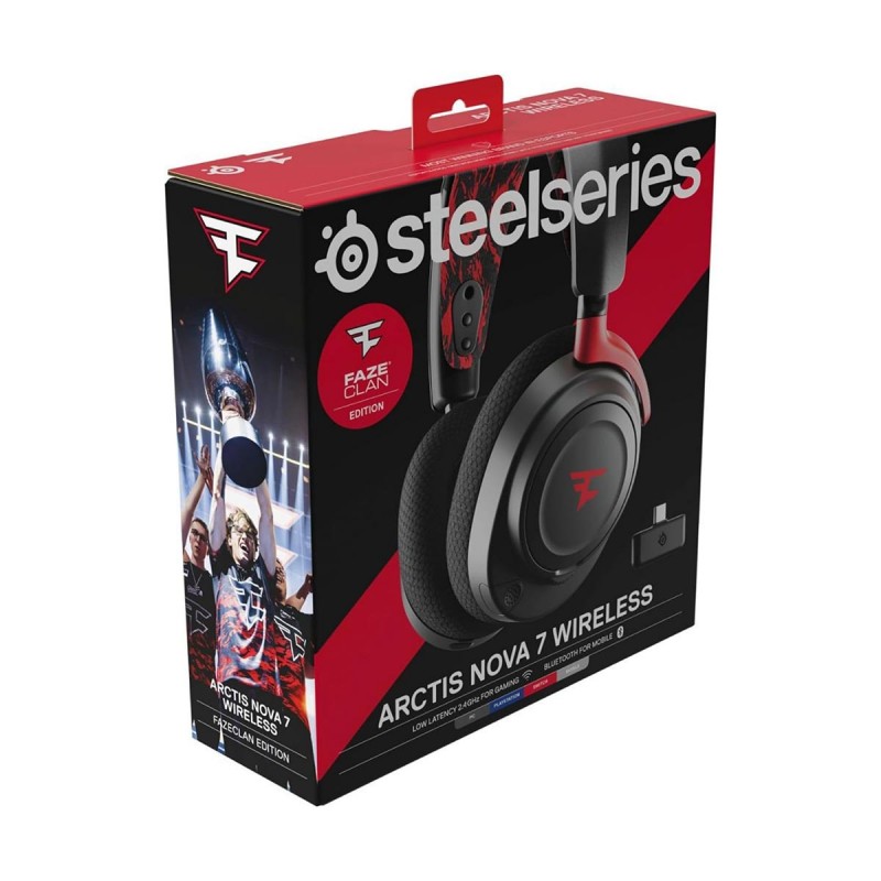 SteelSeries Arctis Nova 7 FaZe Clan Edition Multi-Platform Wireless Gaming Headset 4 SteelSeries Arctis Nova 7 FaZe Clan Edition Multi-Platform Wireless Gaming Headset