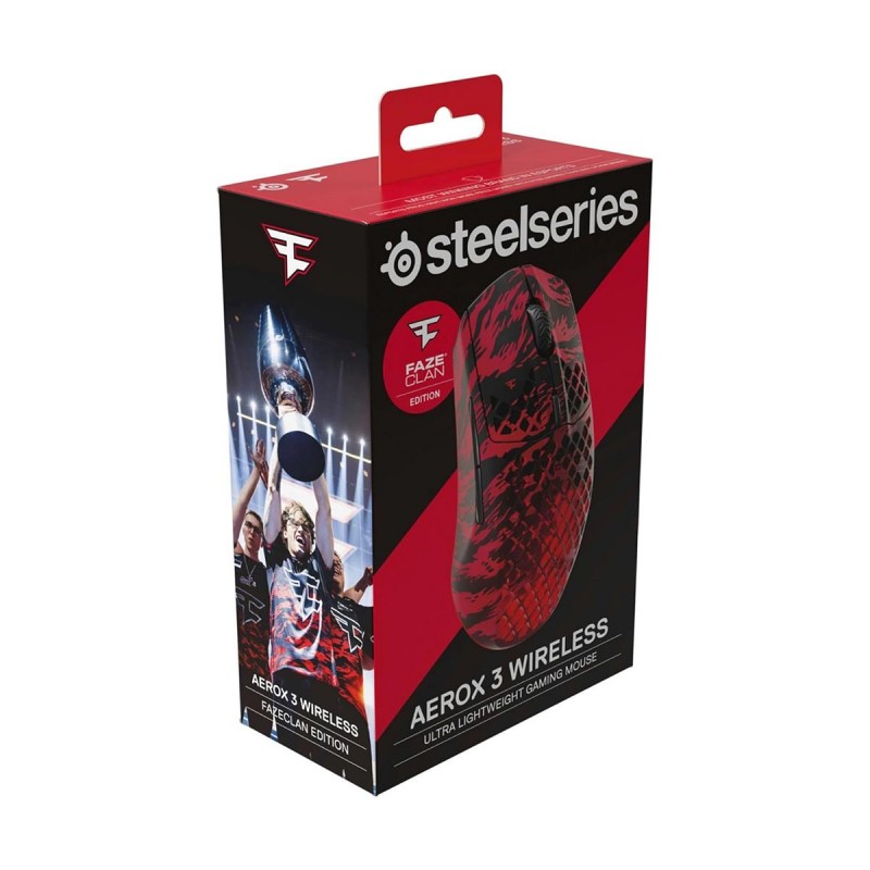 SteelSeries AEROX 3 FaZe Clan Edition Wireless Ultra Lightweight RGB Gaming Mouse 3 SteelSeries AEROX 3 FaZe Clan Edition Wireless Ultra Lightweight RGB Gaming Mouse