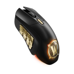 SteelSeries Aerox 9 World of Warcraft 20th Anniversary 18,000 CPI TrueMove Air Optical RGB Black Matte Wireless Gaming Mouse