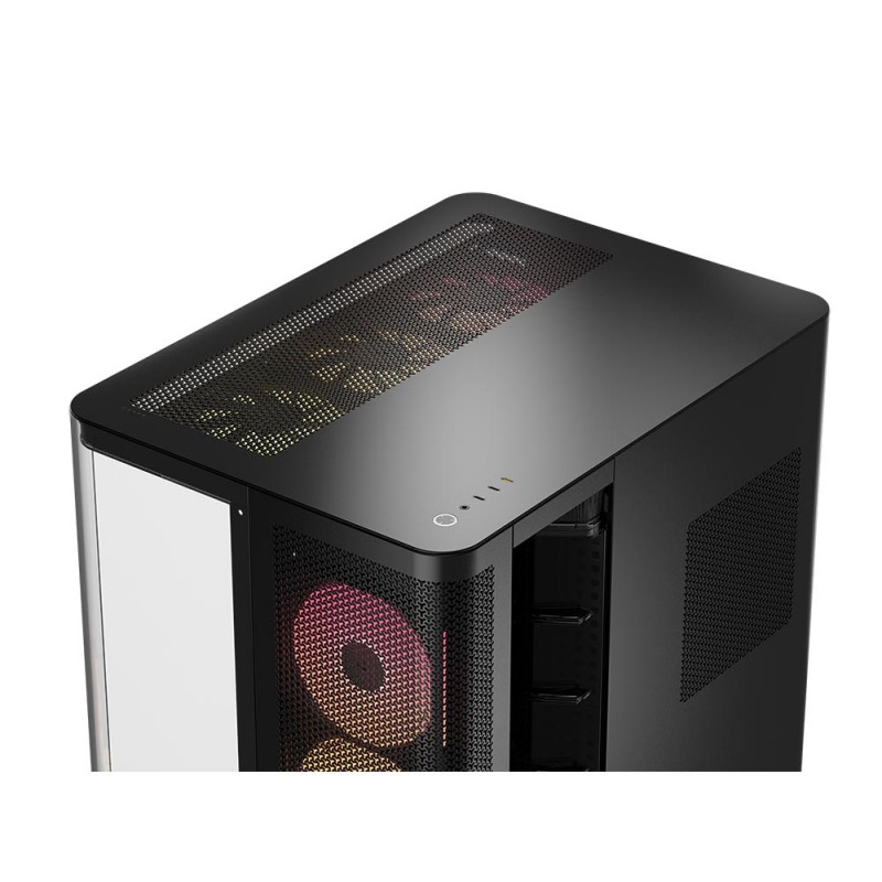 CORSAIR AIR 5400 LX-R RGB iCUE LINK Triple-Chamber Black Mid-Tower Gaming Case 7 CORSAIR AIR 5400 LX-R RGB iCUE LINK Triple-Chamber Black Mid-Tower Gaming Case