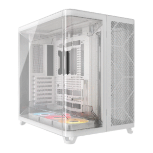 CORSAIR AIR 5400 RS‑R ARGB Triple Chamber White Mid‑Tower Gaming Case