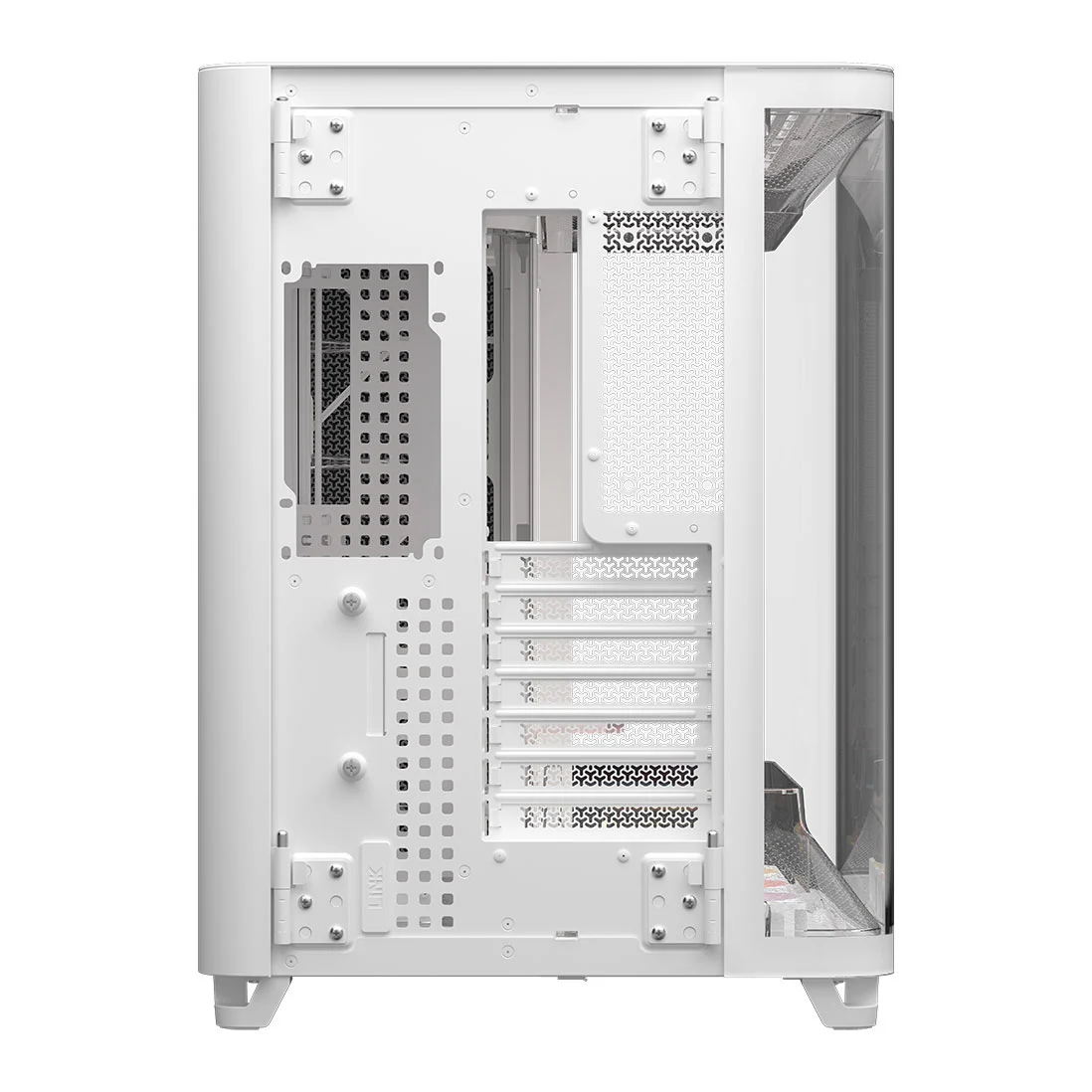 CORSAIR AIR 5400 RS‑R ARGB Triple Chamber White Mid‑Tower Gaming Case 4 CORSAIR AIR 5400 RS‑R ARGB Triple Chamber White Mid‑Tower Gaming Case