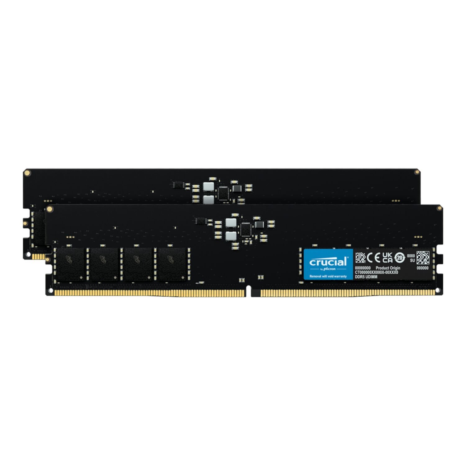 Crucial DDR5 16GB Kit (2×8GB) 4800 MT/s CL40 Memory 1 Crucial DDR5 16GB Kit (2×8GB) 4800 MT/s CL40 Memory