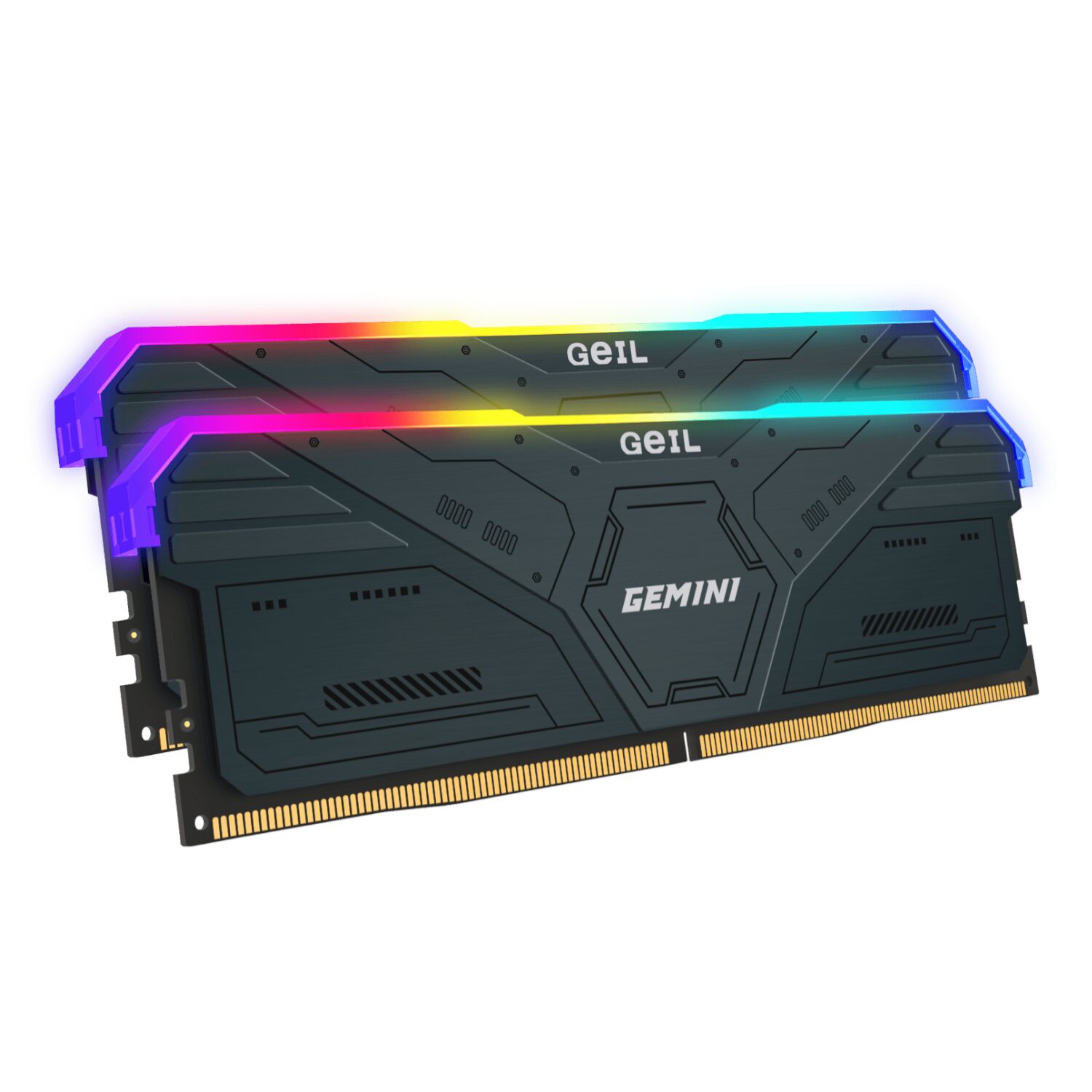 GEIL Gemini RGB 64GB (2×32GB) DDR5-6000 MHz CL42 EXPO Memory Kit 2 GEIL Gemini RGB 64GB (2×32GB) DDR5-6000 MHz CL42 EXPO Memory Kit