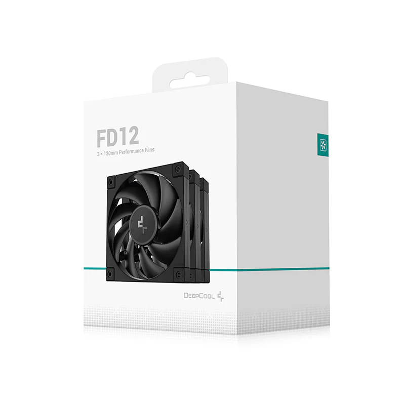 DeepCool FD12 120mm PWM Triple Pack Case Fan Set 5 DeepCool FD12 120mm PWM Triple Pack Case Fan Set