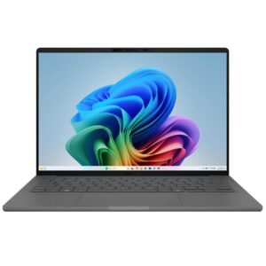 ASUS Zenbook A14 OLED 14″ WUXGA OLED 60Hz Snapdragon X (X1-26-100) 16GB LPDDR5X 1TB NVMe Windows 11 Home Laptop