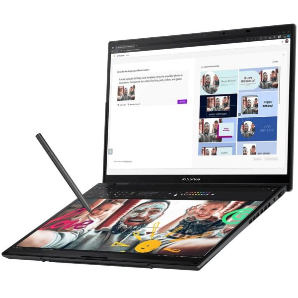 ASUS Zenbook DUO Dual 14″ WQXGA+ 120Hz OLED Touch Core Ultra 9 285H 32GB LPDDR5X 2TB NVMe Windows 11 Pro Laptop 3 ASUS Zenbook DUO Dual 14″ WQXGA+ 120Hz OLED Touch Core Ultra 9 285H 32GB LPDDR5X 2TB NVMe Windows 11 Pro Laptop