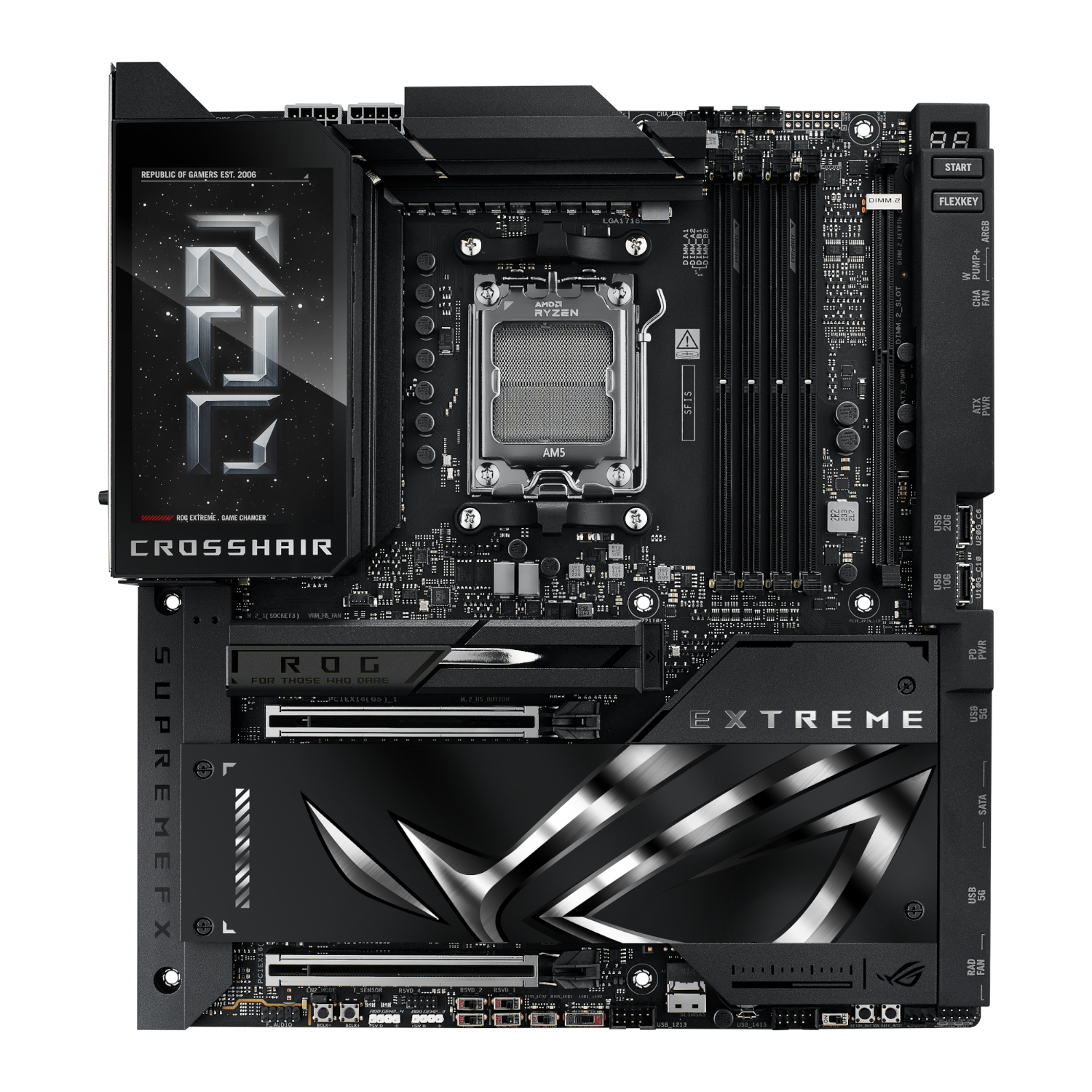 ASUS ROG Crosshair X870E Extreme E-ATX AM5 Motherboard 2 ASUS ROG Crosshair X870E Extreme E-ATX AM5 Motherboard