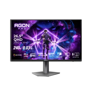 AOC AGON PRO AG276QZD2 27″ QHD QD-OLED 240Hz 0.03ms Gaming Monitor