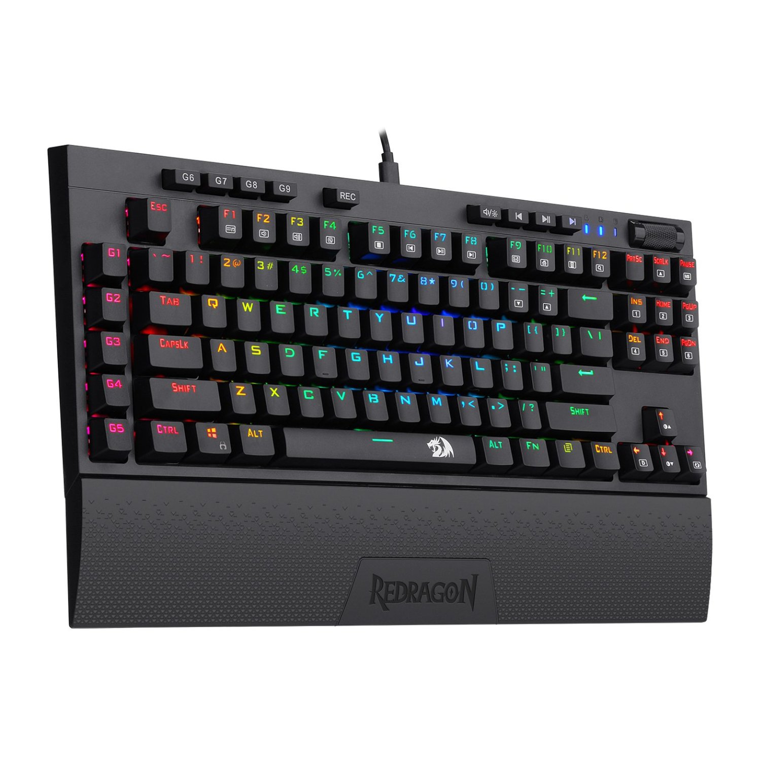 Redragon K588 RGB Pro Broadsword TKL Wired Mechanical Gaming Keyboard 3 Redragon K588 RGB Pro Broadsword TKL Wired Mechanical Gaming Keyboard