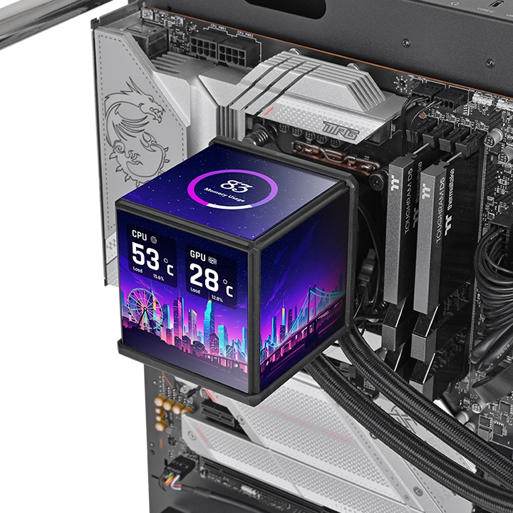 Thermaltake MINECUBE 360 Ultra ARGB Sync 360mm AIO Liquid CPU Cooler 3 Thermaltake MINECUBE 360 Ultra ARGB Sync 360mm AIO Liquid CPU Cooler