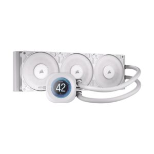 Corsair NAUTILUS 360 RS LCD 360mm White Liquid CPU Cooler