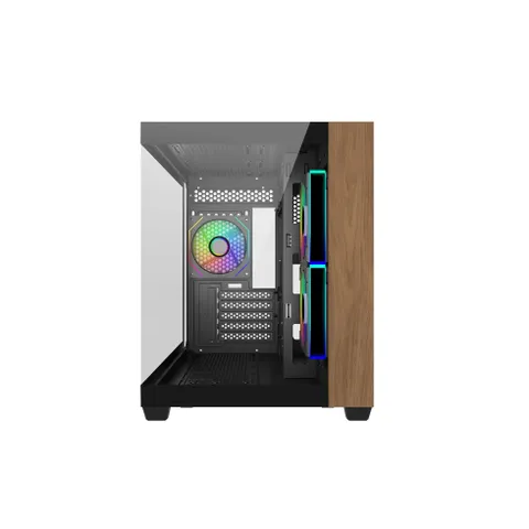 Cooler Master Elite 481 Wood ARGB Micro-ATX Mid-Tower Black Gaming Chassis 3 Cooler Master Elite 481 Wood ARGB Micro-ATX Mid-Tower Black Gaming Chassis