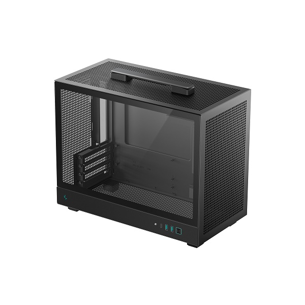 DeepCool CH160 PLUS Compact Micro-ATX Tempered Glass Gaming Chassis 1 DeepCool CH160 PLUS Compact Micro-ATX Tempered Glass Gaming Chassis