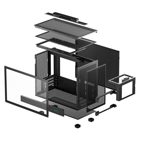 DeepCool CH160 PLUS Compact Micro-ATX Tempered Glass Gaming Chassis 6 DeepCool CH160 PLUS Compact Micro-ATX Tempered Glass Gaming Chassis