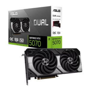 ASUS Dual GeForce RTX 5070 OC 12GB GDDR7 PCIe 5.0 Graphics Card