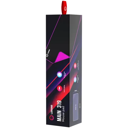 LORGAR Main 319 Extra-Large Black Gaming Mouse Pad 8 LORGAR Main 319 Extra-Large Black Gaming Mouse Pad