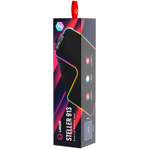 LORGAR Steller 913 RGB Black Gaming Mouse Pad 6 LORGAR Steller 913 RGB Black Gaming Mouse Pad