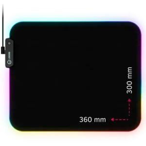 LORGAR Steller 913 RGB Black Gaming Mouse Pad