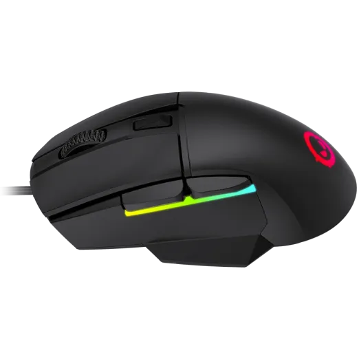 LORGAR Jetter 357 8 000 DPI RGB Optical Wired Black Gaming Mouse 2 LORGAR Jetter 357 8 000 DPI RGB Optical Wired Black Gaming Mouse
